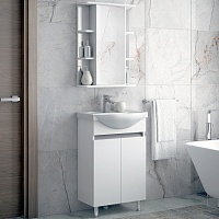 Corozo Мебель для ванной Джуно 50 М белая